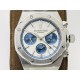 Audemars Piguet-Royal Oak Chrono 26331 SS/SS White/Blue JFS A7750