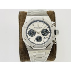 Audemars Piguet-Royal Oak Chrono 26331ST 41mm SS/SS White/Blk JFS A7750