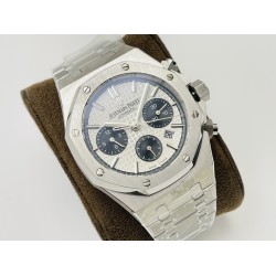 Audemars Piguet-Royal Oak Chrono 26331ST 41mm SS/SS White/Blk JFS A7750