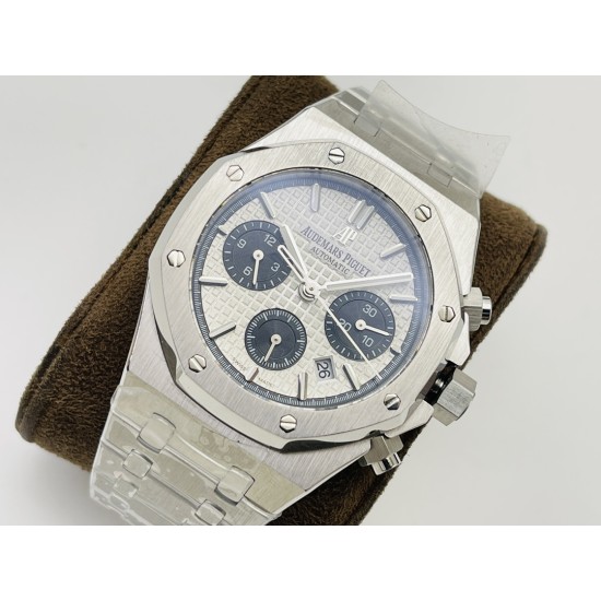 Audemars Piguet-Royal Oak Chrono 26331ST 41mm SS/SS White/Blk JFS A7750