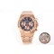 Audemars Piguet-Royal Oak Chrono 26240OR 41mm RG/RG Blue Dial APS SH4401 Super Clone