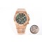 Audemars Piguet-Royal Oak Chrono 26240OR 41mm RG/RG Green Dial APS SH4401 Super Clone