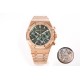 Audemars Piguet-Royal Oak Chrono 26240OR 41mm RG/RG Green Dial APS SH4401 Super Clone