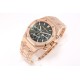 Audemars Piguet-Royal Oak Chrono 26240OR 41mm RG/RG Green Dial APS SH4401 Super Clone