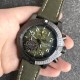Breitling-Avenger Bandit SS/NY Olive/Num OXF A7750