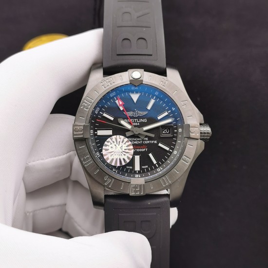 Breitling-Avenger II GMT A3239011 SS/RU Black OXF A2836