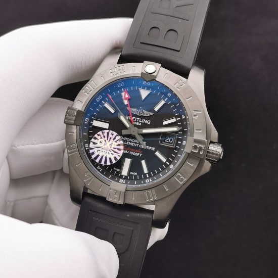 Breitling-Avenger II GMT A3239011 SS/RU Black OXF A2836