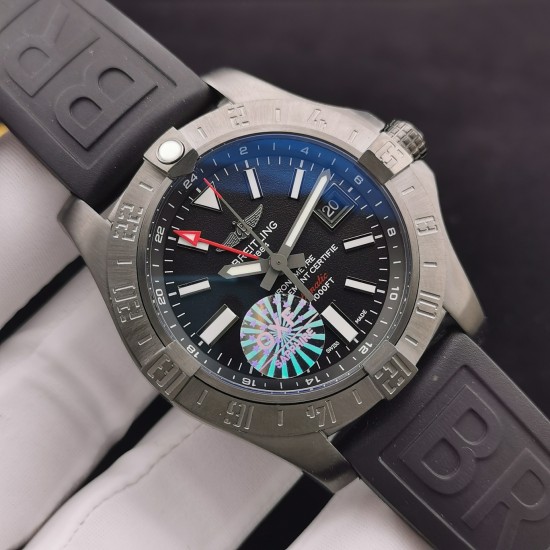 Breitling-Avenger II GMT A3239011 SS/RU Black OXF A2836