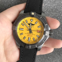 Breitling-Avenger 43mm DLC/NY Yellow/Stk OXF A2824
