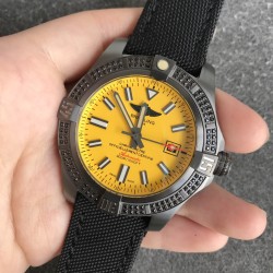 Breitling-Avenger 43mm DLC/NY Yellow/Stk OXF A2824