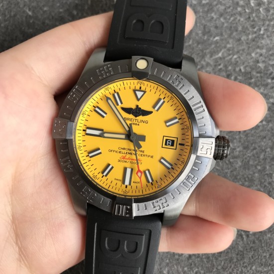 Breitling-Avenger Blackbird 44mm DLC/RU Yellow OXF A2824