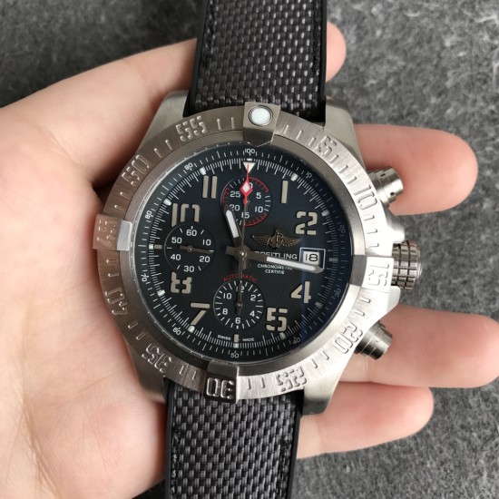 Breitling-Avenger Bandit SS/NY Blue/Num BLSF A7750
