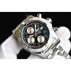 Breitling-Avenger II Chronograph 43mm SS/SS Dark Grey GF A7750