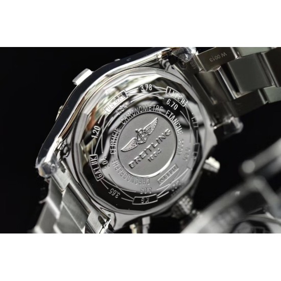 Breitling-Avenger II Chronograph 43mm SS/SS Dark Grey GF A7750