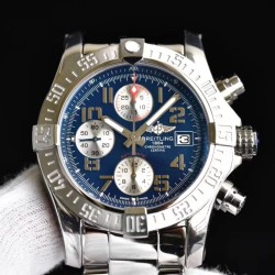 Breitling-Avenger II Chronograph 43mm SS/SS Blue GF A7750