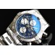 Breitling-Avenger II Chronograph 43mm SS/SS Blue GF A7750