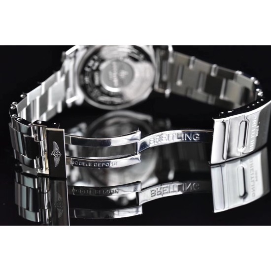 Breitling-Avenger II GMT A3239011 SS/SS Black GF V2 A2836