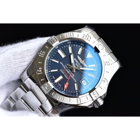 Breitling-Avenger II GMT A3239011 SS/SS Blue GF V2 A2836