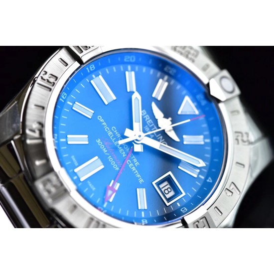 Breitling-Avenger II GMT A3239011 SS/SS Blue GF V2 A2836