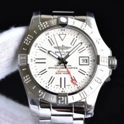 Breitling-Avenger II GMT A3239011 SS/SS White GF V2 A2836