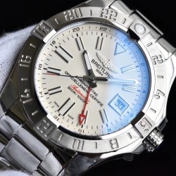 Breitling-Avenger II GMT A3239011 SS/SS White GF V2 A2836
