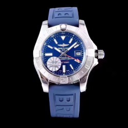 Breitling-Avenger II GMT A3239011 SS/RU Blue GF V2 A2836
