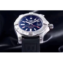 Breitling-Avenger II GMT A3239011 SS/RU Blue GF V2 A2836