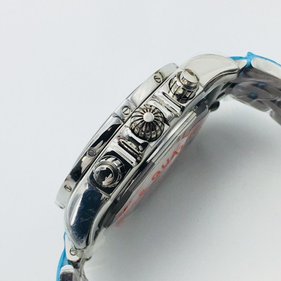 Breitling-Avenger II Chronograph 43mm SS/SS Blue GF A7750