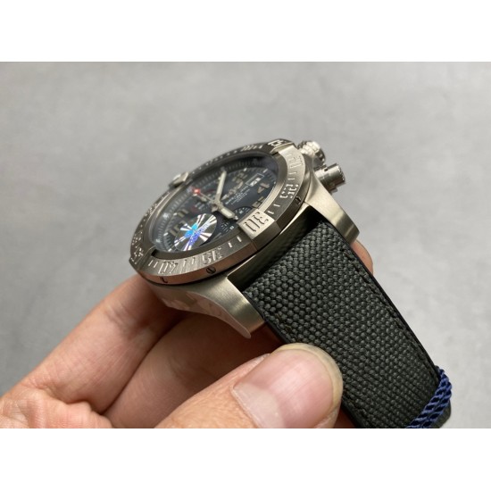 Breitling-Avenger Bandit SS/NY Olive/Num GF A7750