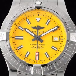 Breitling-Avenger 43mm SS/SS Yellow/Stk TF A2824