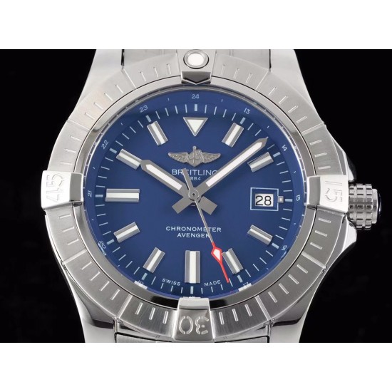 Breitling-Avenger 43mm SS/SS Blue/Stk TF A2824