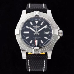 Breitling-Avenger 43mm SS/NY Black/Stk TF A2824