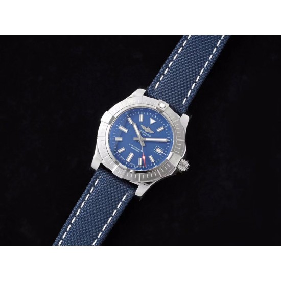 Breitling-Avenger 43mm SS/NY Blue/Stk TF A2824