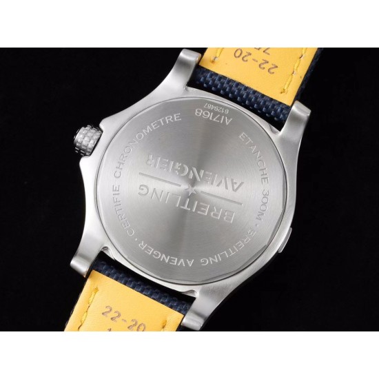 Breitling-Avenger 43mm SS/NY Blue/Stk TF A2824