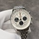 Breitling-Navitimer B01 Chronograph SS/SS Wht/Blk GF A7750 Mod