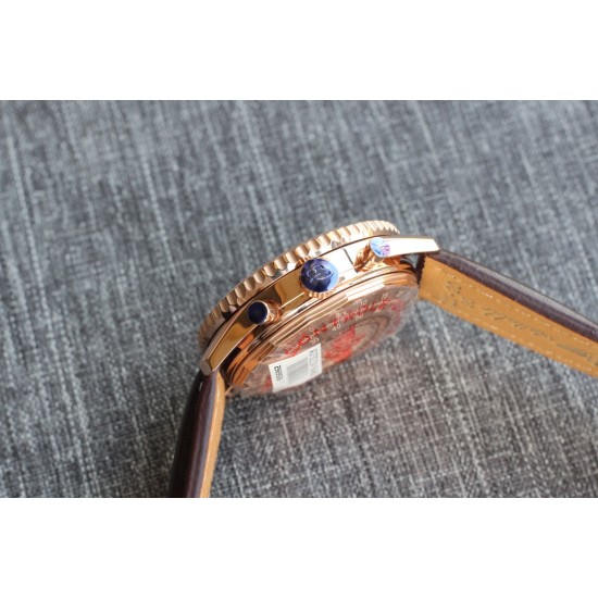 Breitling-Navitimer B01 Chronograph RG/LE Blk/Wht TA A7750 Mod