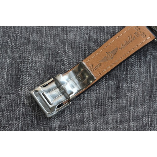 Breitling-Navitimer B01 Chronograph SS/LE Blk/Wht TA A7750 Mod