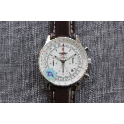 Breitling-Navitimer B01 Chronograph SS/LE White/Stk TA Asian B01