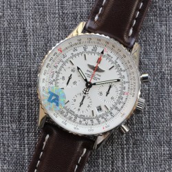 Breitling-Navitimer B01 Chronograph SS/LE White/Stk TA Asian B01
