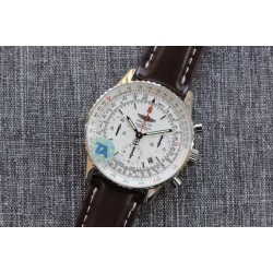 Breitling-Navitimer B01 Chronograph SS/LE White/Stk TA Asian B01