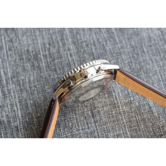 Breitling-Navitimer B01 Chronograph SS/LE White/Stk TA Asian B01