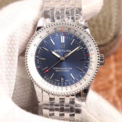 Breitling-Navitimer 1 41mm SS/SS Blue KOR A2824