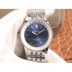 Breitling-Navitimer 1 41mm SS/SS Blue KOR A2824