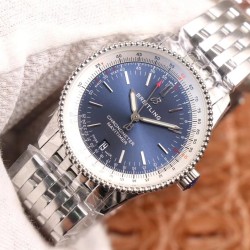 Breitling-Navitimer 1 41mm SS/SS Blue KOR A2824
