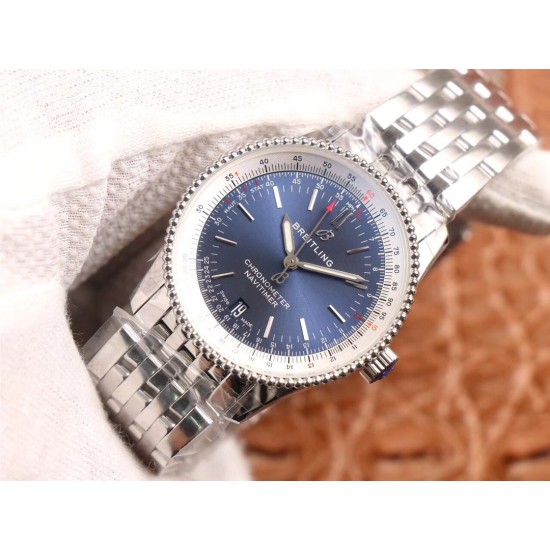 Breitling-Navitimer 1 41mm SS/SS Blue KOR A2824