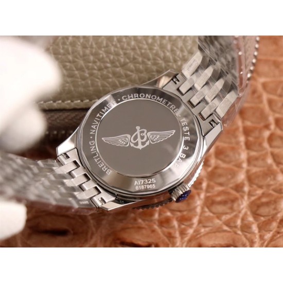 Breitling-Navitimer 1 41mm SS/SS Blue KOR A2824