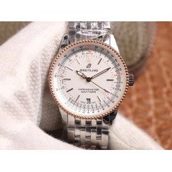 Breitling-Navitimer 1 38mm RG/SS White KOR Swiss SW200