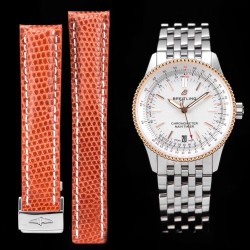 Breitling-Navitimer 1 38mm RG/SS White KOR Swiss SW200