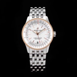 Breitling-Navitimer 1 38mm RG/SS White KOR Swiss SW200