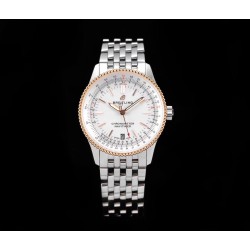 Breitling-Navitimer 1 38mm RG/SS White KOR Swiss SW200